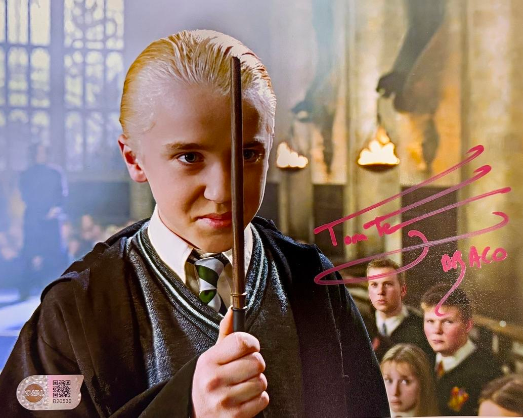 Tom Felton Signed 8x10 Photo (Harry Potter) - SWAU